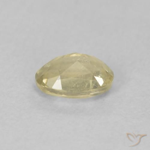 Diásporo con Cambio de Color Amarillo claro natural de 0.36 ct, Ovalada, VS