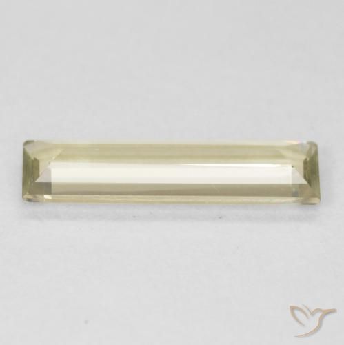 Diásporo con Cambio de Color Amarillo claro natural de 0.93 ct, Corte Baguette, VVS-VS