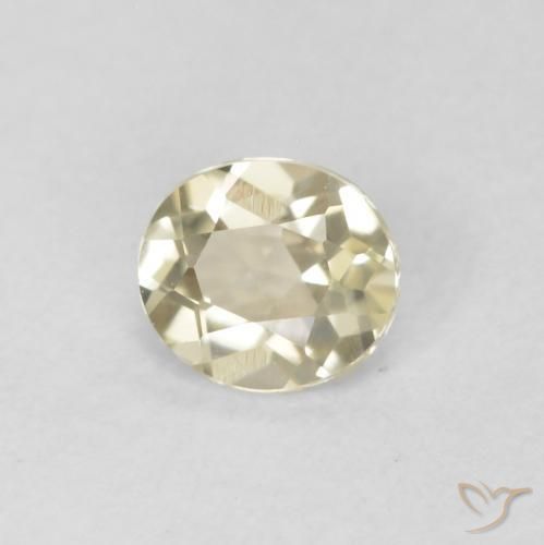 Diásporo con Cambio de Color Amarillo claro natural de 0.34 ct, Ovalada, VVS-VS