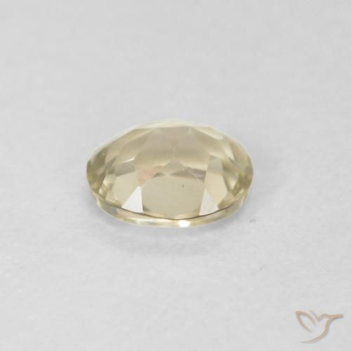Diásporo con Cambio de Color Amarillo claro natural de 0.34 ct, Ovalada, VVS-VS