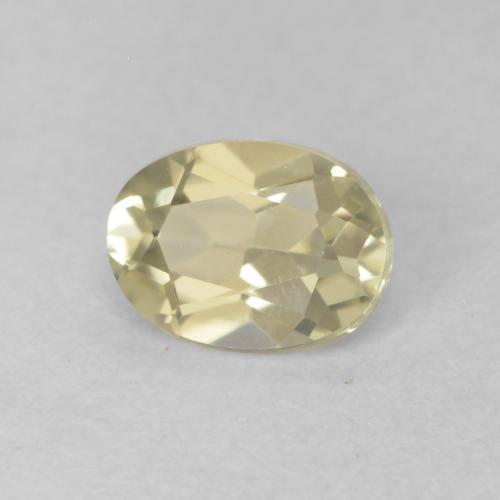 Diásporo con Cambio de Color Amarillo suave natural de 0.46 ct, Ovalada, VVS-VS
