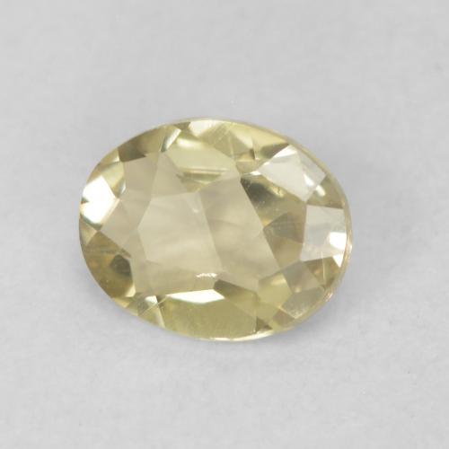 Diásporo con Cambio de Color Amarillo claro natural de 0.38 ct, Ovalada, VVS-VS