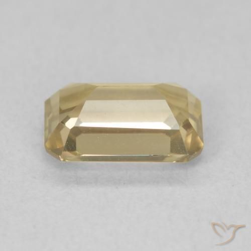 Diásporo con Cambio de Color Amarillo dorado natural de 1.14 ct, Corte Octágono / Esmeralda, VVS-VS