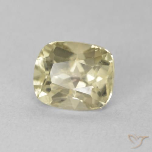 Diásporo con Cambio de Color Amarillo cálido natural de 1.00 ct, Forma Cojín, VVS-VS