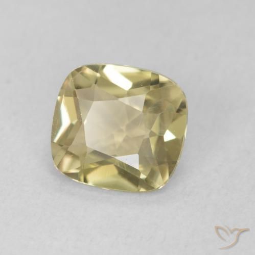 Diásporo con Cambio de Color Amarillo cálido natural de 0.83 ct, Forma Cojín, VVS-VS