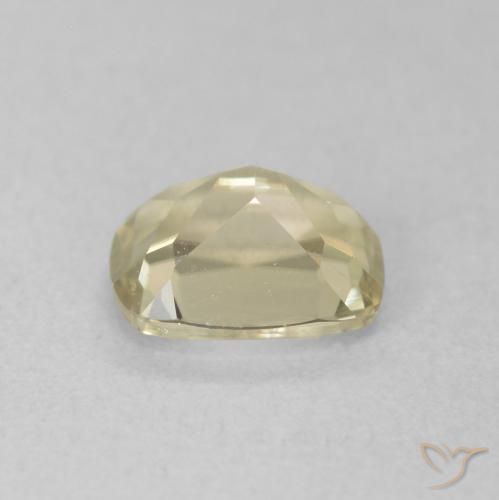 Diásporo con Cambio de Color Beige amarillo natural de 0.86 ct, Forma Cojín, VVS-VS
