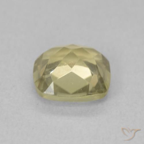Diásporo con Cambio de Color Amarillo claro natural de 1.06 ct, Forma Cojín, VVS-VS