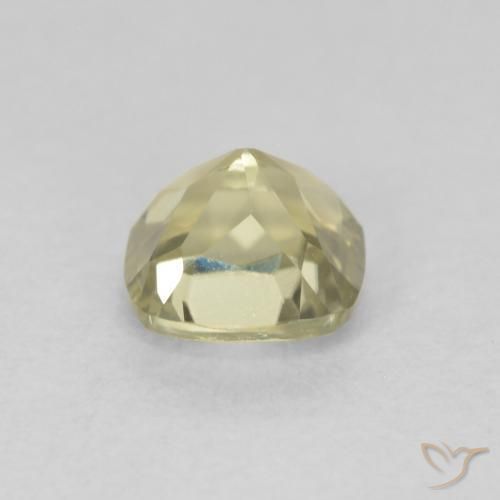 Diásporo con Cambio de Color Amarillo claro natural de 0.93 ct, Forma Cojín, VVS-VS