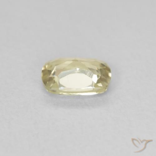 Diásporo con Cambio de Color Amarillo claro natural de 0.41 ct, Forma Cojín, VVS-VS