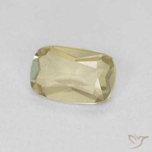 Diásporo con Cambio de Color Amarillo claro natural de 0.59 ct, Forma Cojín, VVS-VS