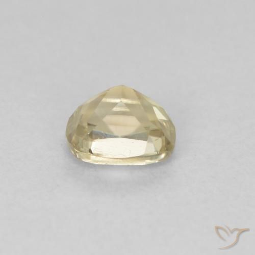Diásporo con Cambio de Color Amarillo claro natural de 0.53 ct, Forma Cojín, VVS-VS