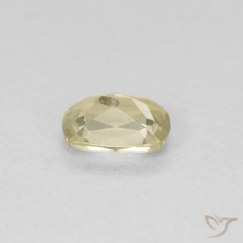 Diásporo con Cambio de Color Amarillo claro natural de 0.45 ct, Forma Cojín, VVS-VS