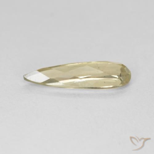 Diásporo con Cambio de Color Amarillo medio natural de 1.22 ct, En forma de pera, VVS-VS