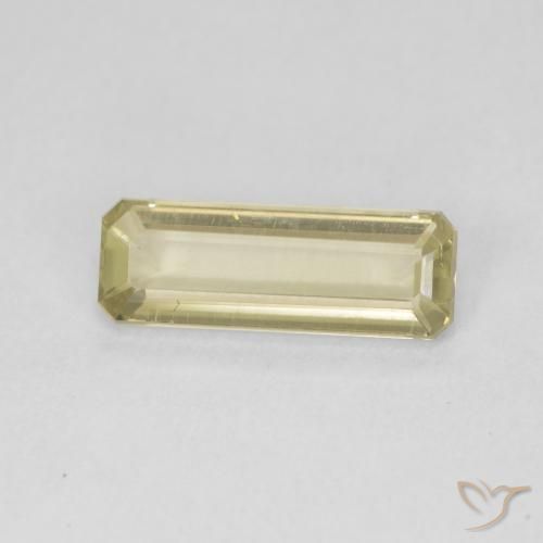 Diásporo con Cambio de Color Amarillo suave natural de 1.40 ct, Corte Octágono / Esmeralda, VS