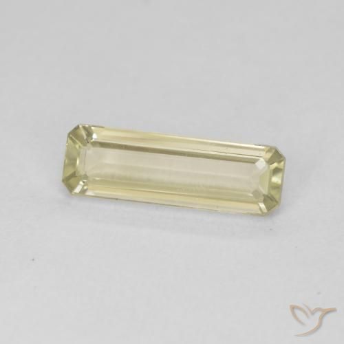 Diásporo con Cambio de Color Amarillo claro natural de 1.33 ct, Corte Octágono / Esmeralda, VVS-VS