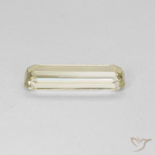 Diásporo con Cambio de Color Amarillo claro natural de 1.33 ct, Corte Octágono / Esmeralda, VVS-VS