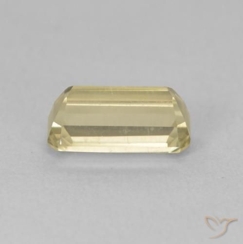 Diásporo con Cambio de Color Amarillo claro natural de 1.06 ct, Corte Octágono / Esmeralda, VVS-VS