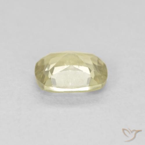 Diásporo con Cambio de Color Amarillo suave natural de 0.49 ct, Forma Cojín, VS