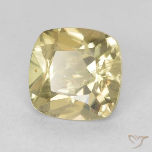 Diásporo con Cambio de Color Amarillo claro natural de 1.20 ct, Forma Cojín, VS
