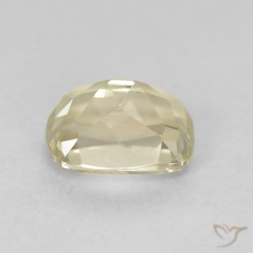 Diásporo con Cambio de Color Amarillo claro natural de 0.93 ct, Forma Cojín, VS