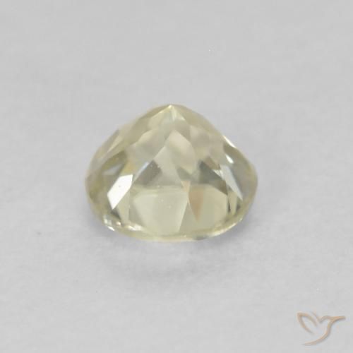 Diásporo con Cambio de Color Amarillo claro natural de 0.30 ct, Redondo, VS