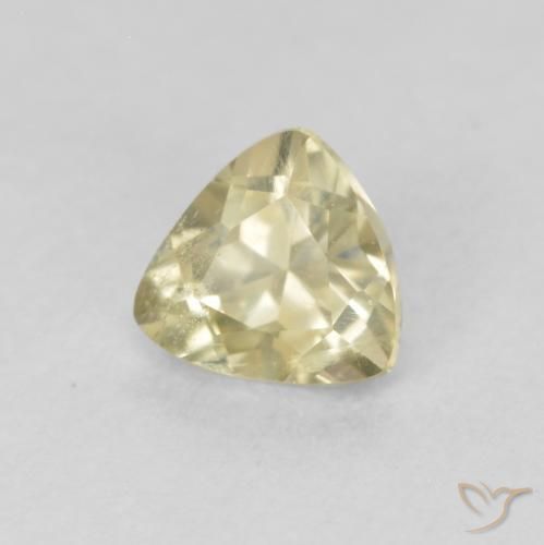 Diásporo con Cambio de Color Amarillo claro natural de 0.42 ct, Trillón, VS