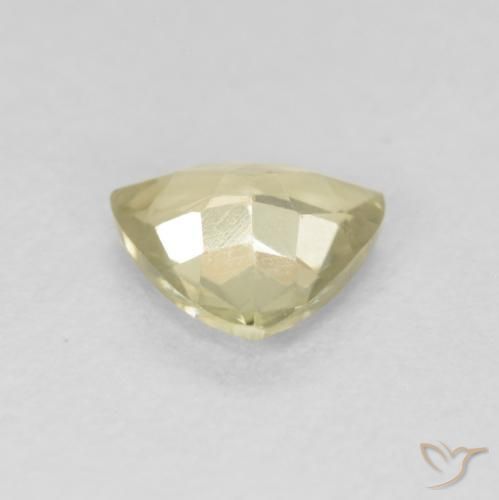 Diásporo con Cambio de Color Beige amarillo natural de 0.55 ct, Trillón, VS