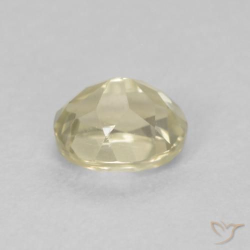Diásporo con Cambio de Color Amarillo claro natural de 0.35 ct, Ovalada, VS