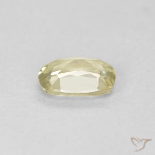 Diásporo con Cambio de Color Amarillo claro natural de 0.50 ct, Forma Cojín, VVS
