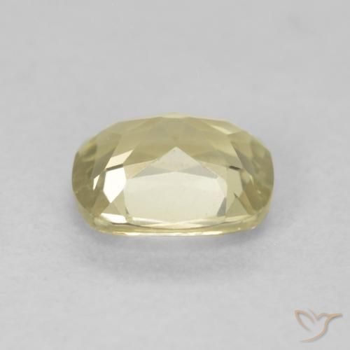 Diásporo con Cambio de Color Amarillo claro natural de 1.04 ct, Forma Cojín, VVS