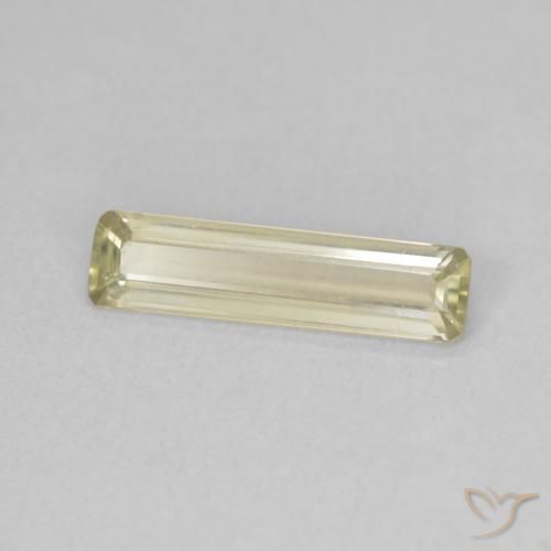 Diásporo con Cambio de Color Amarillo muy claro natural de 1.12 ct, Corte Octágono / Esmeralda, VVS-VS