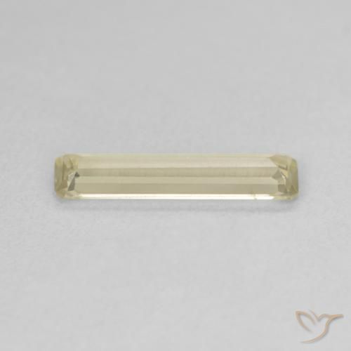 Diásporo con Cambio de Color Amarillo muy claro natural de 1.12 ct, Corte Octágono / Esmeralda, VVS-VS
