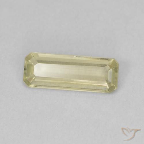 Diásporo con Cambio de Color Verde amarillo natural de 1.14 ct, Corte Octágono / Esmeralda, VVS-VS