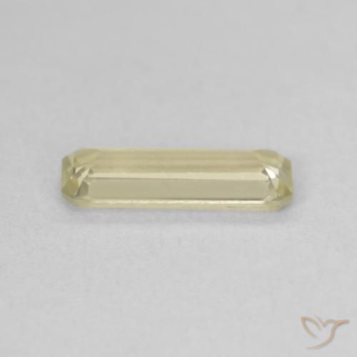 Diásporo con Cambio de Color Verde amarillo natural de 1.14 ct, Corte Octágono / Esmeralda, VVS-VS