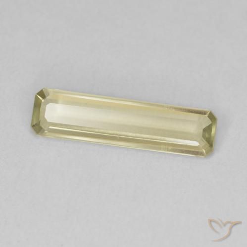 Diásporo con Cambio de Color Amarillo claro natural de 1.40 ct, Corte Octágono / Esmeralda, VS