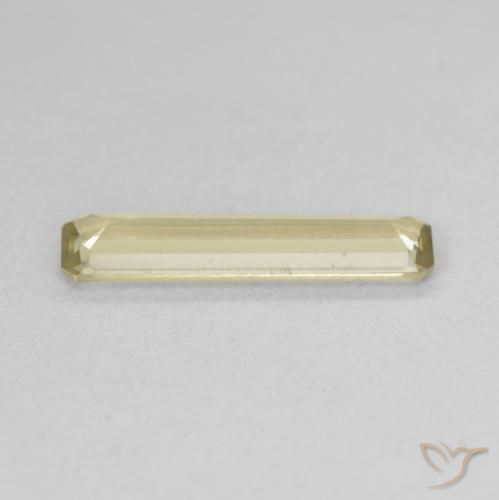 Diásporo con Cambio de Color Amarillo claro natural de 1.40 ct, Corte Octágono / Esmeralda, VS