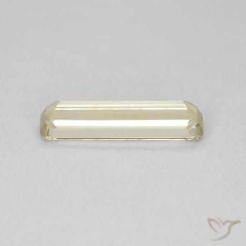 Diásporo con Cambio de Color Amarillo suave natural de 1.26 ct, Corte Octágono / Esmeralda, VVS