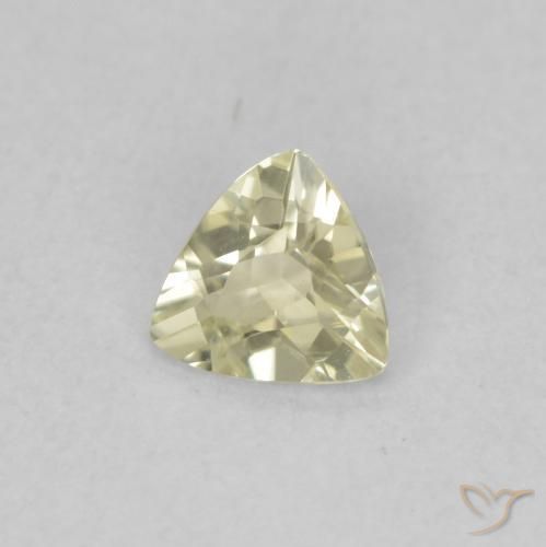 Diásporo con Cambio de Color Amarillo claro natural de 0.31 ct, Trillón, VVS