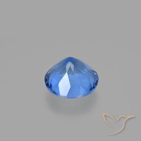 Fluorita que cambia de color Azul marino natural de 14.18 ct, Redondo, VS