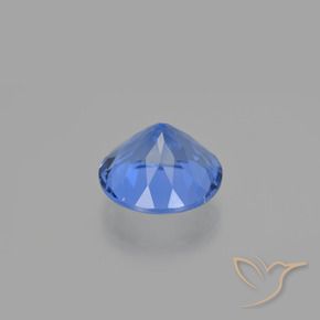 Fluorita que cambia de color Azul marino natural de 13.97 ct, Redondo, VS