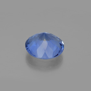 Fluorita que cambia de color Azul violeta natural de 12.24 ct, Corte Redondo, VS