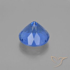 Fluorita que cambia de color Azul claro natural de 15.10 ct, Redondo, VS