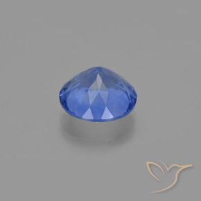 Fluorita que cambia de color Azul marino intenso natural de 11.13 ct, Redondo, VS