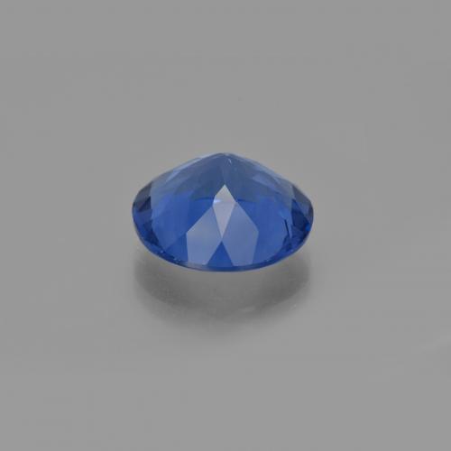 Fluorita con cambio de color azul natural de 11,38 ct, corte redondo, VS