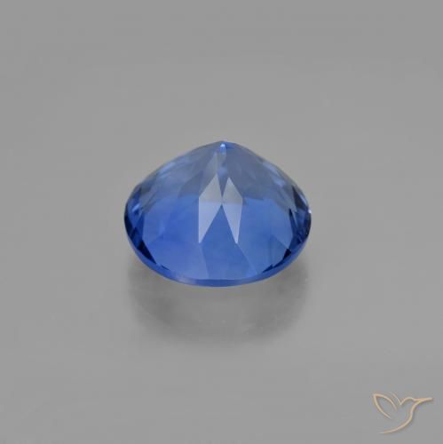 Fluorita que cambia de color Azul oscuro natural de 14.74 ct, Redondo, VS