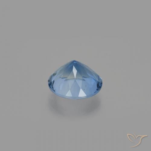 Fluorita que cambia de color Azul marino intenso natural de 11.48 ct, Redondo, VS