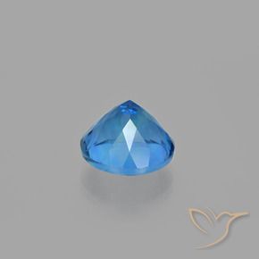 Fluorita que cambia de color Azul claro natural de 12.83 ct, Redondo, VS