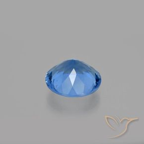 Fluorita que cambia de color Azul egipcio natural de 12.97 ct, Redondo, VS