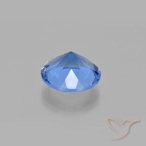 Fluorita que cambia de color Azul claro natural de 12.64 ct, Redondo, VS