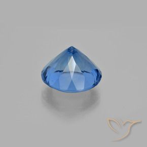 Fluorita que cambia de color Azul claro natural de 14.01 ct, Redondo, VS